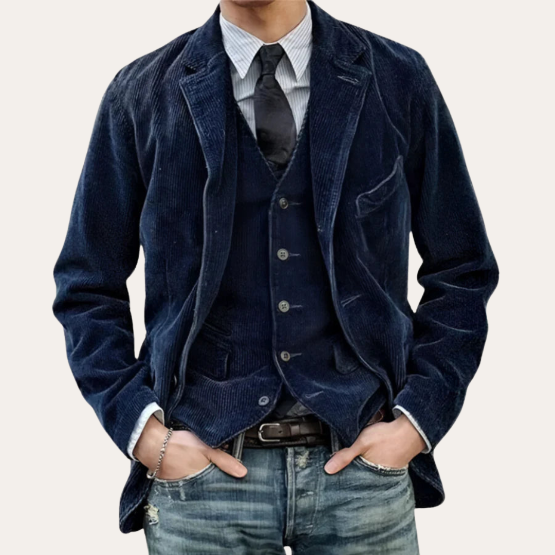 Men's Corduroy Blazer Jacket