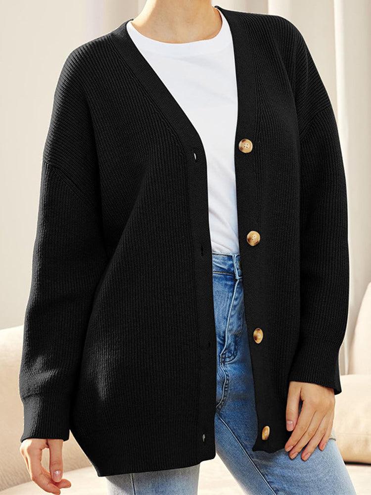 Cozy Women's Open Front Cardigan Sweater