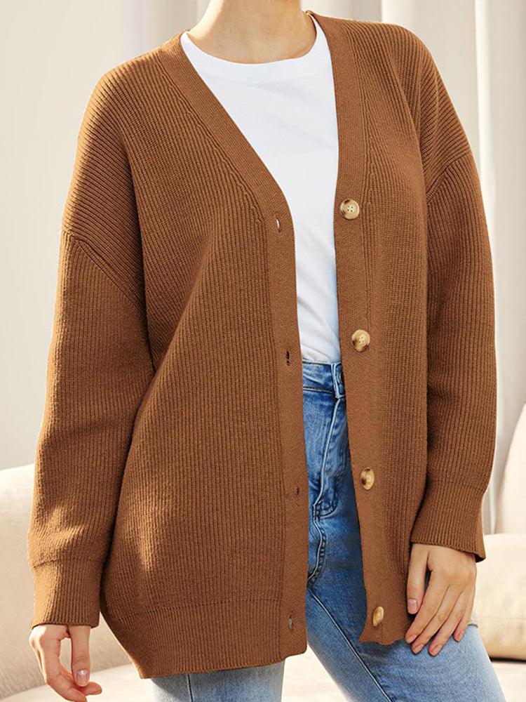 Cozy Women's Open Front Cardigan Sweater