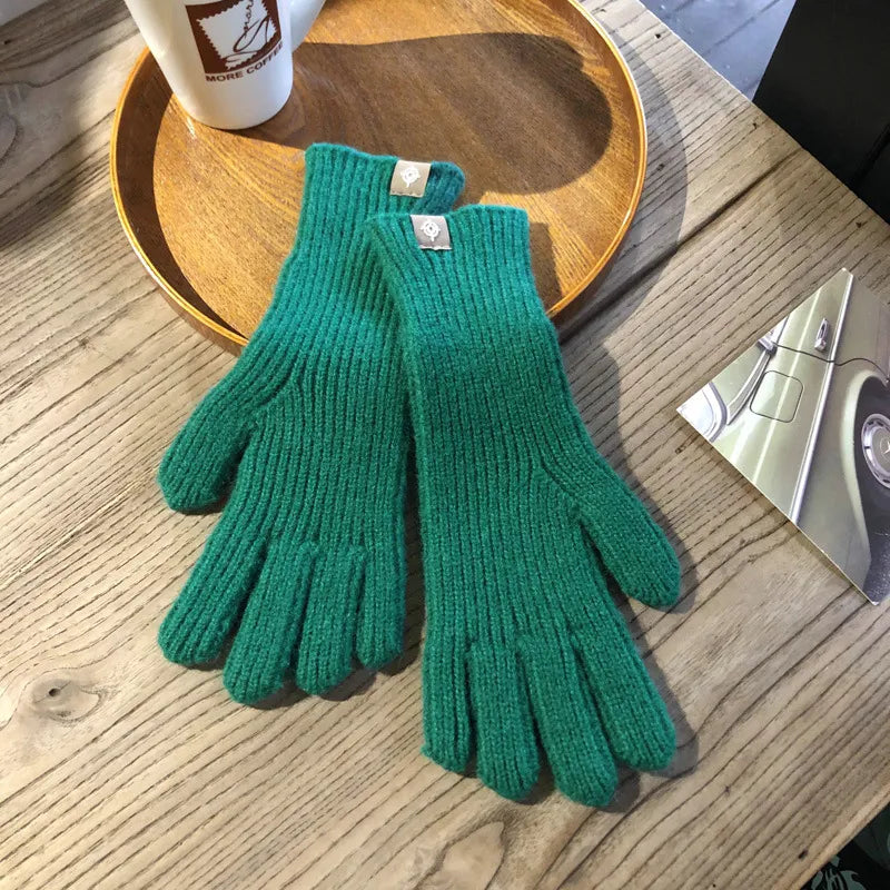 Nina | Warm and stylish knitted gloves for women