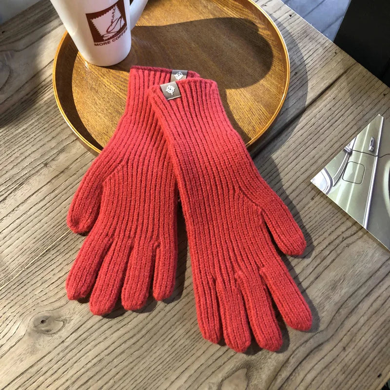 Nina | Warm and stylish knitted gloves for women