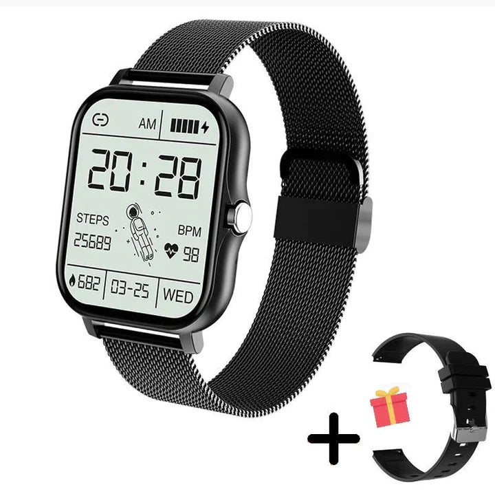 Slim Women's Digital Smart Watch With Key Functions