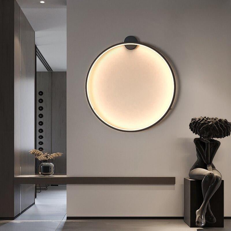 Simple Circular Wall Lamp for Modern Homes