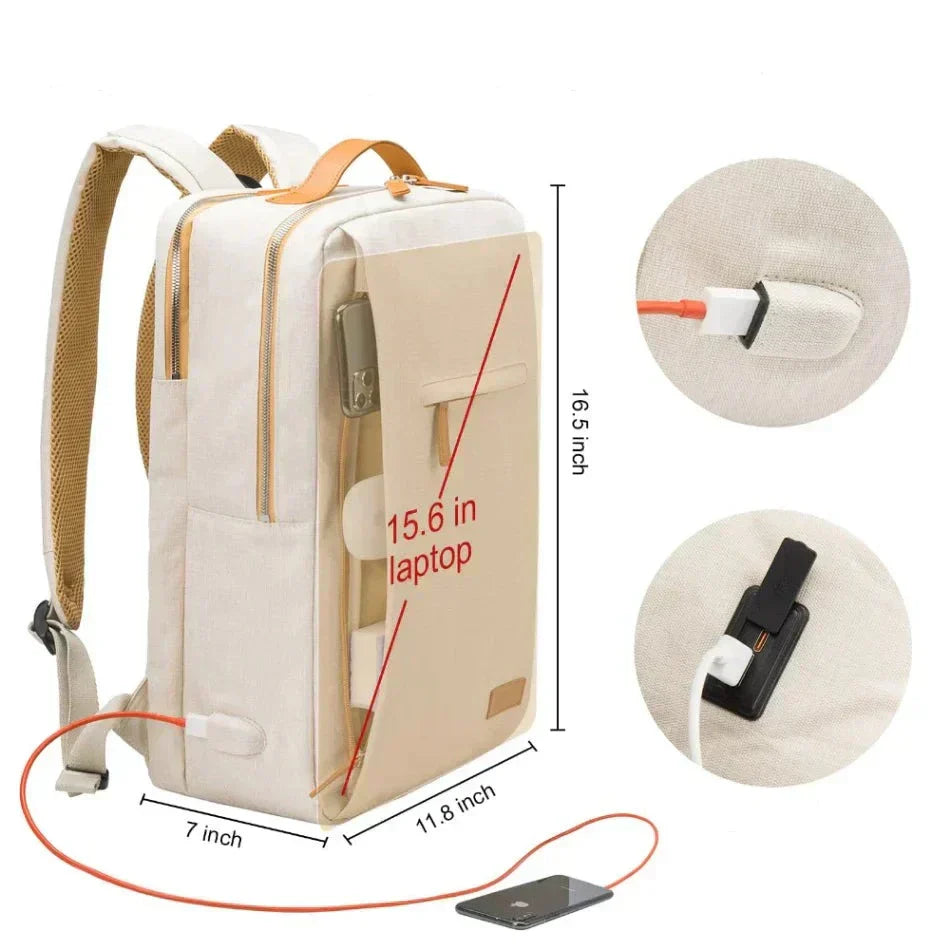 Nova Backpack with Laptop Compartment and USB Charging Port