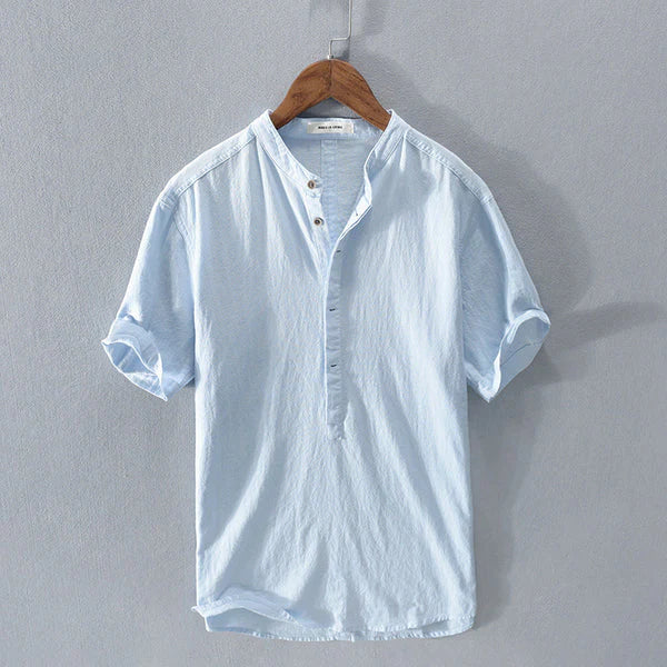 Tyler Summer Shirt: Cotton and Linen