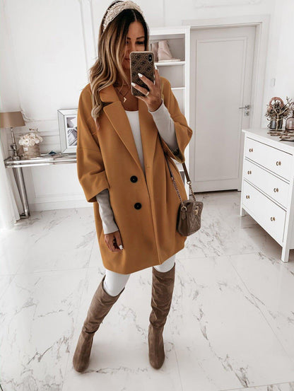 Relaxed Fit Women's Oversized Parka Coat