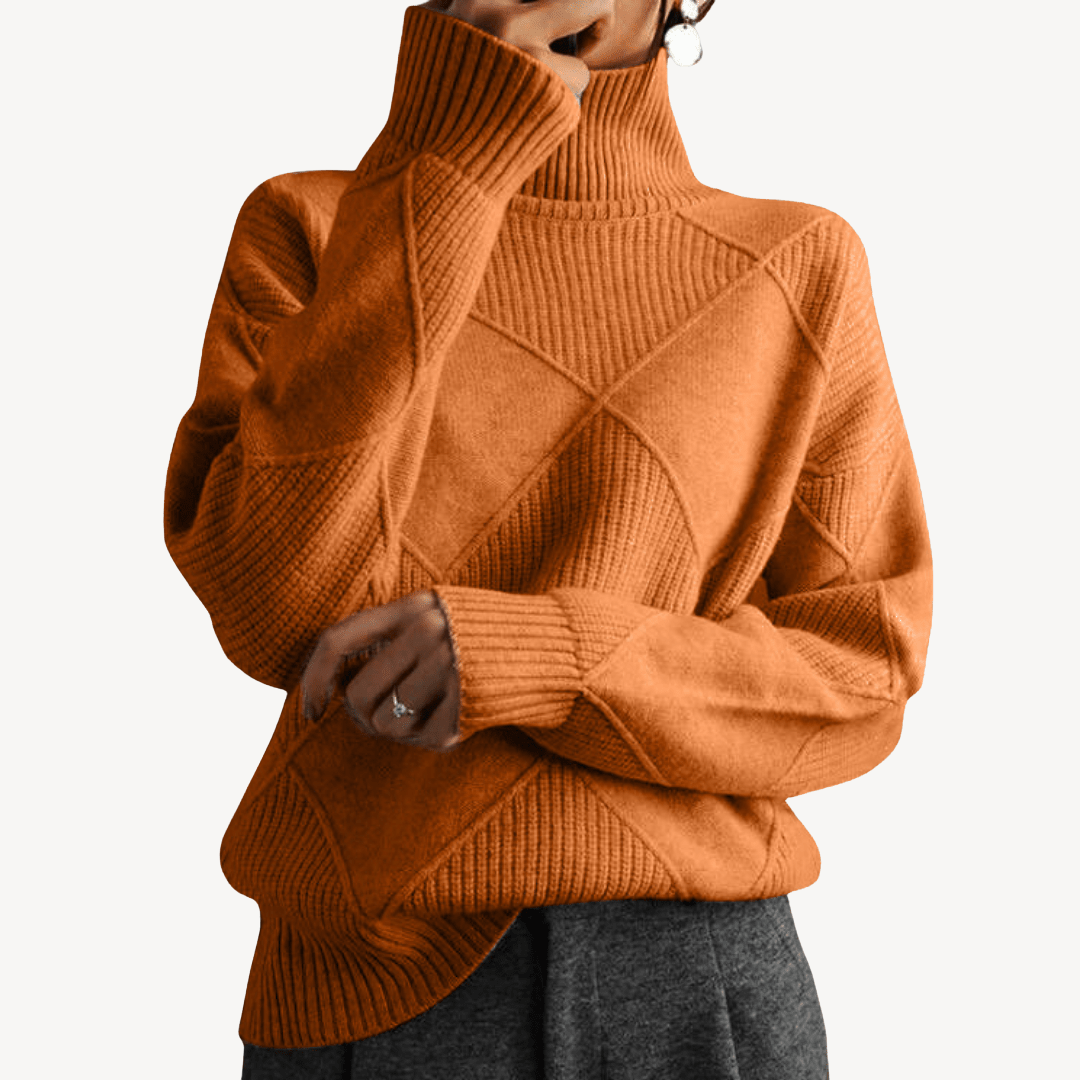 Women's Knit Turtleneck Sweater