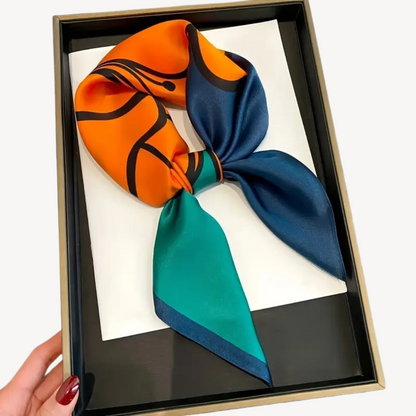 Silk Printed Scarf for Women