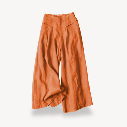 Women's Wide-Legged Linen Culottes