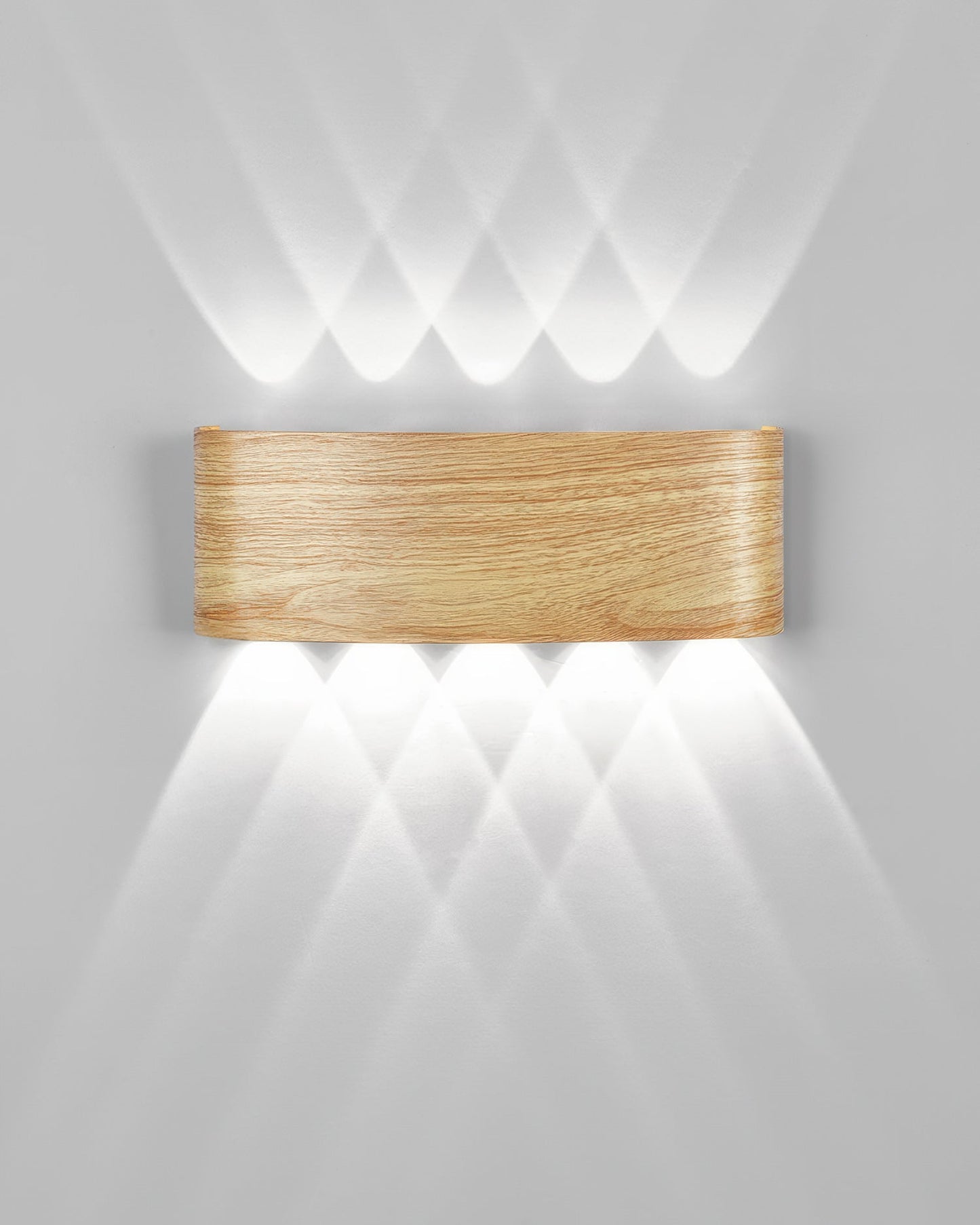 Rustic Wooden LED Outdoor Wall Light Waterproof
