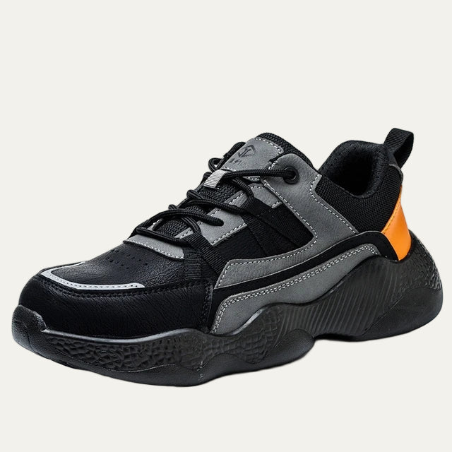 Men’s Cushioned Dial Lacing Mesh Running Shoe