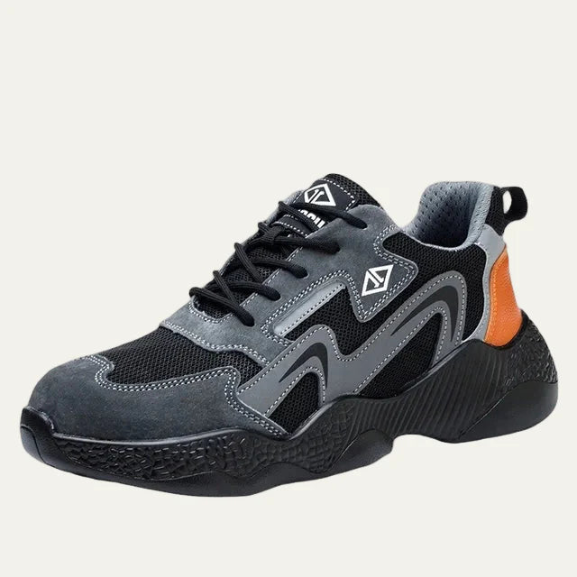 Men’s Cushioned Dial Lacing Mesh Running Shoe