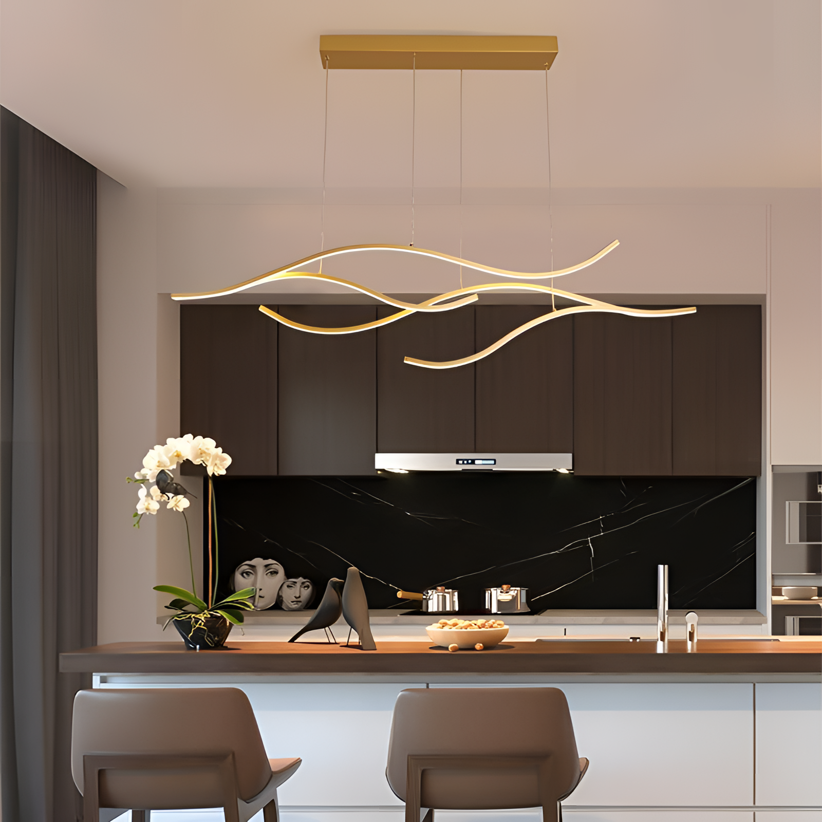 Elegant Semi-Flush Mount Ceiling Light - BritishElegance