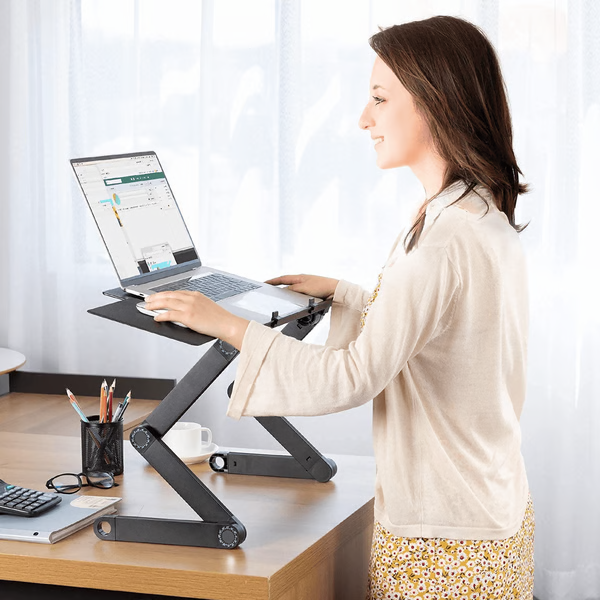 Portable Folding Laptop Desk for Home Office Use - BritishElegance