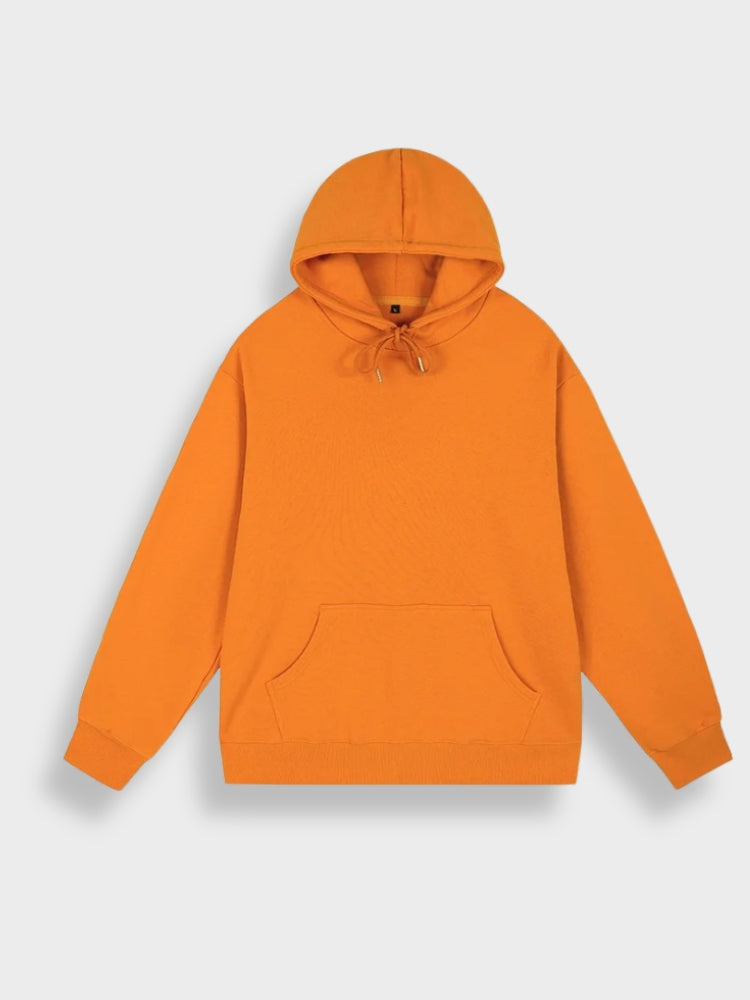 Men’s Casual Pullover Hoodie with Back Print