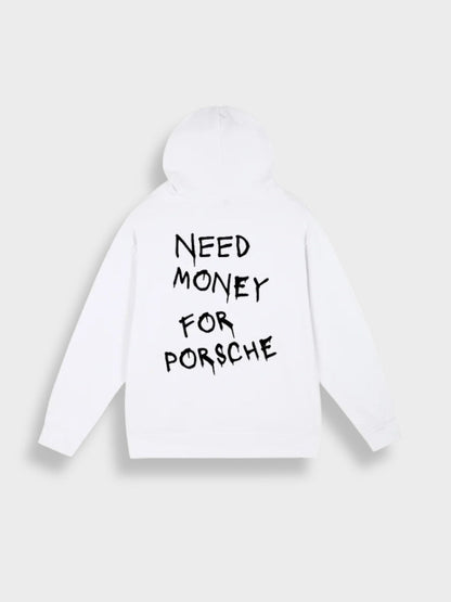 Men’s Casual Pullover Hoodie with Back Print