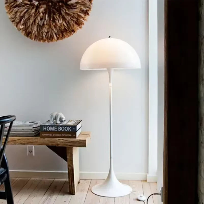 Warm LED Bedroom Floor Lamp in Modern Nordic Design - BritishElegance