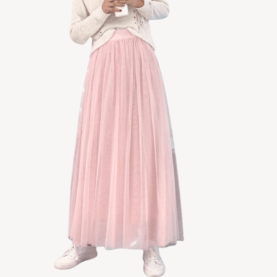 Tulle Maxi Skirt for Women