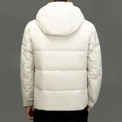 Padded Men's Jacket with Hood - Milo