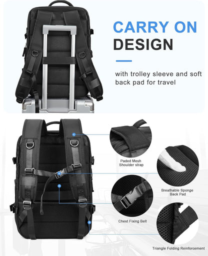 Multi-Compartment Laptop Carry Bag with Adjustable Shoulder Strap