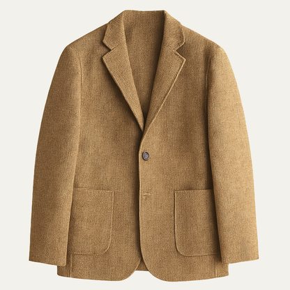 The Pantelleria Men's Checked Wool Suit Tweed Blazer Jacket