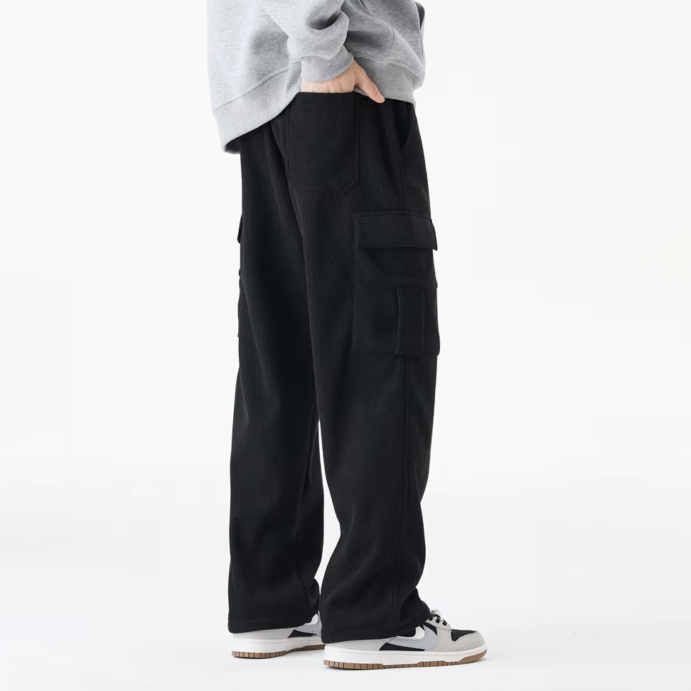 Warm Corduroy Fleece Lined Pants