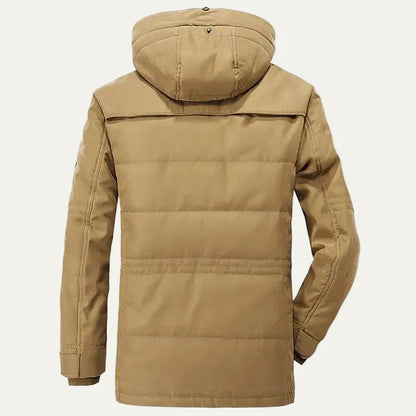 Men’s Detachable Sherpa Lined Winter Parka Jacket