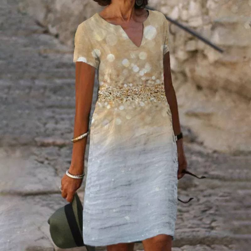 Women's Chic V-Neck Button Front Blouse