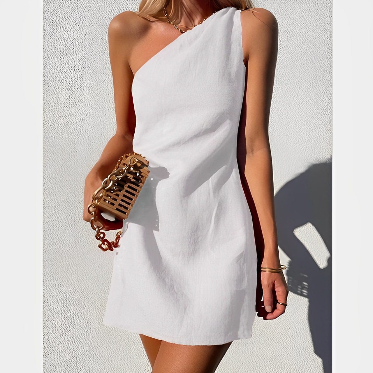 Chic Lightweight Short Sundress for Women - BritishElegance