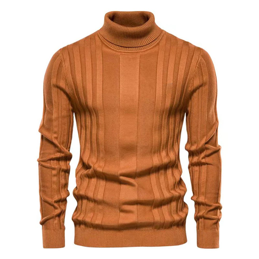 Men's Fitted Crew Neck Winter Sweater