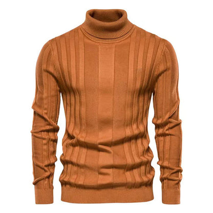 Men's Fitted Crew Neck Winter Sweater