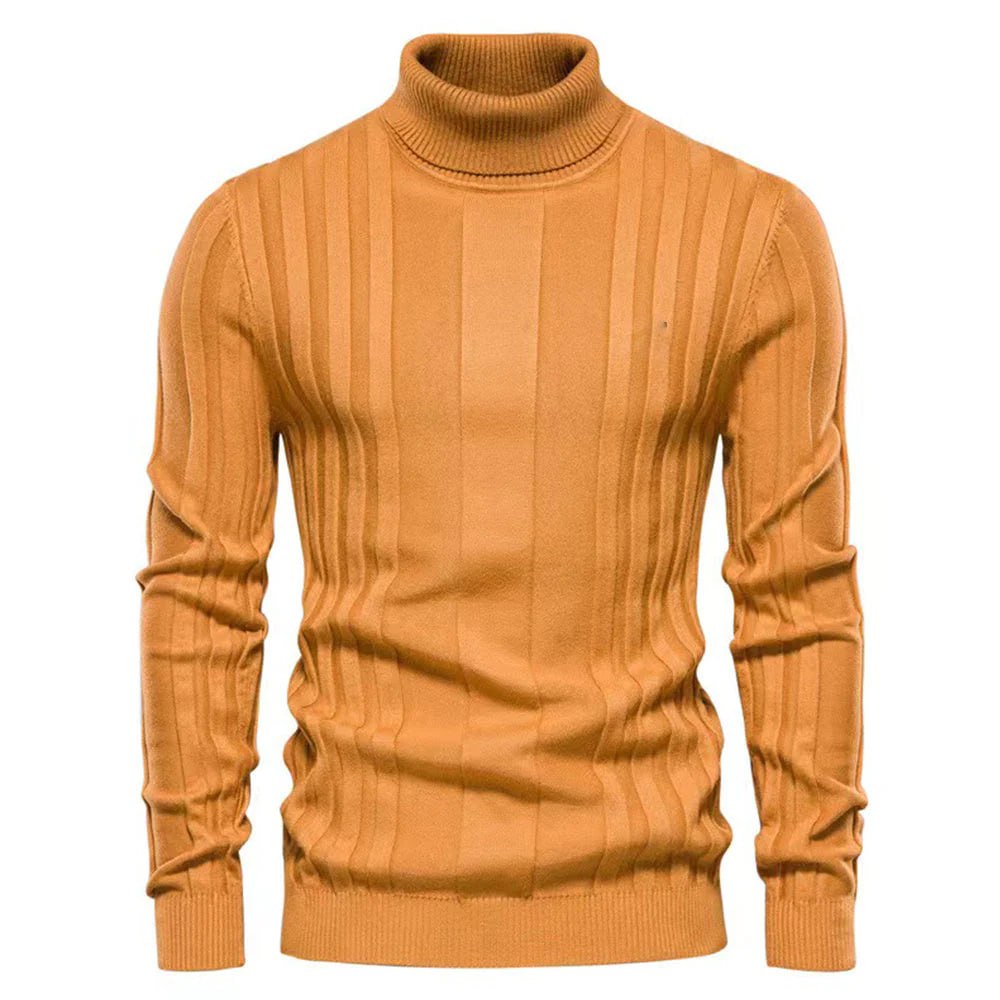 Men's Fitted Crew Neck Winter Sweater
