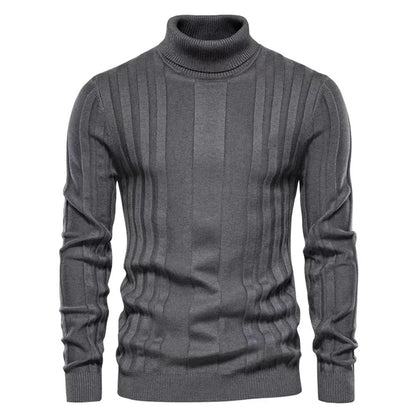 Men's Fitted Crew Neck Winter Sweater