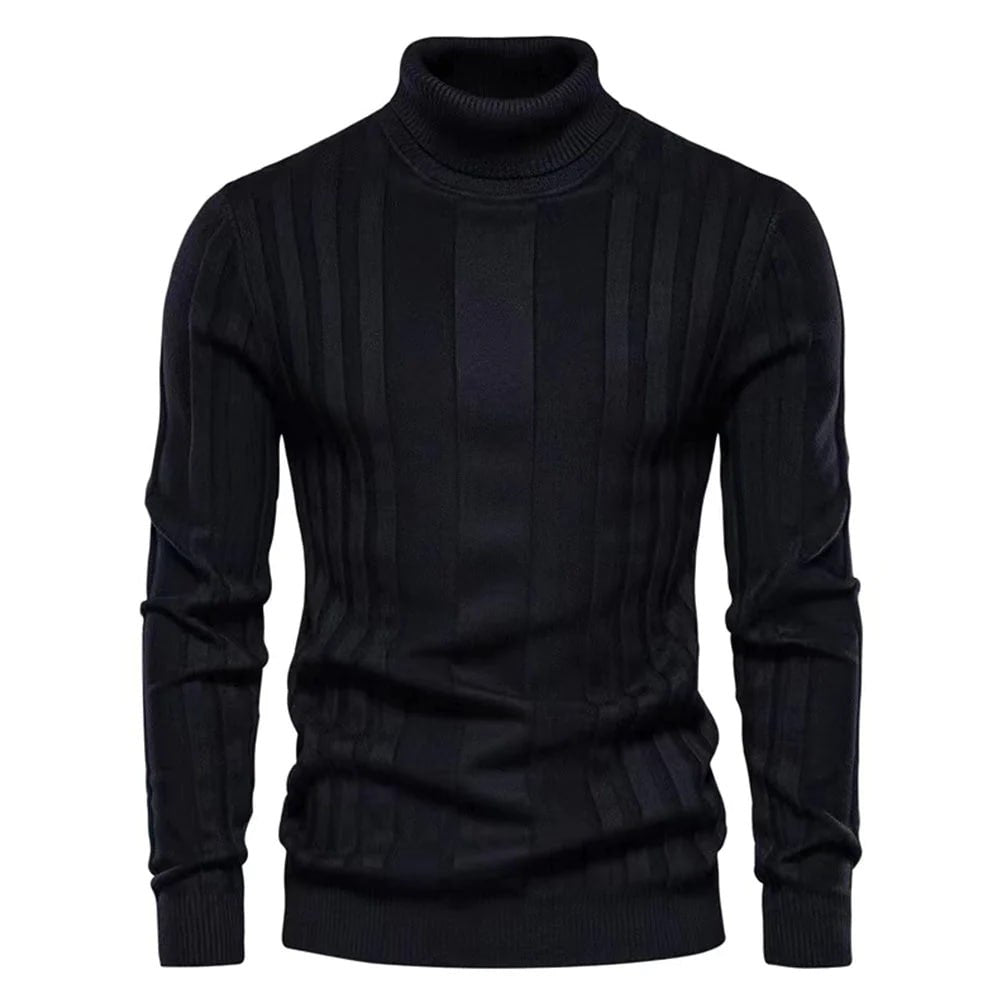 Men's Fitted Crew Neck Winter Sweater