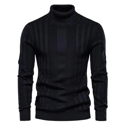 Men's Fitted Crew Neck Winter Sweater