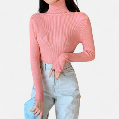 Cassy | Women’s Turtleneck Sweater | Knitted