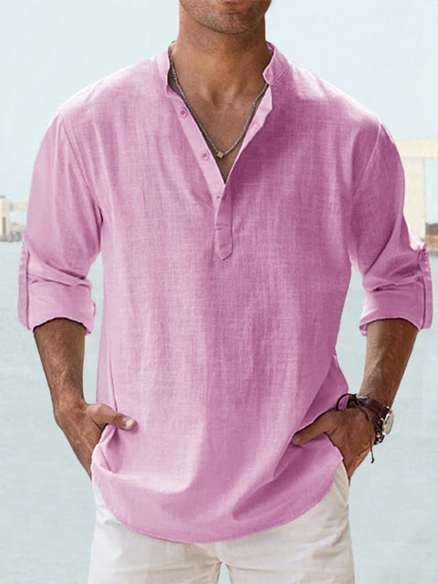 Comfortable Men's Shirt - Loose Fit - Lightweight and Stylish