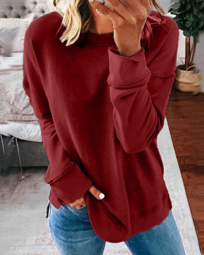 Plain Women's Sweatshirt - Serena