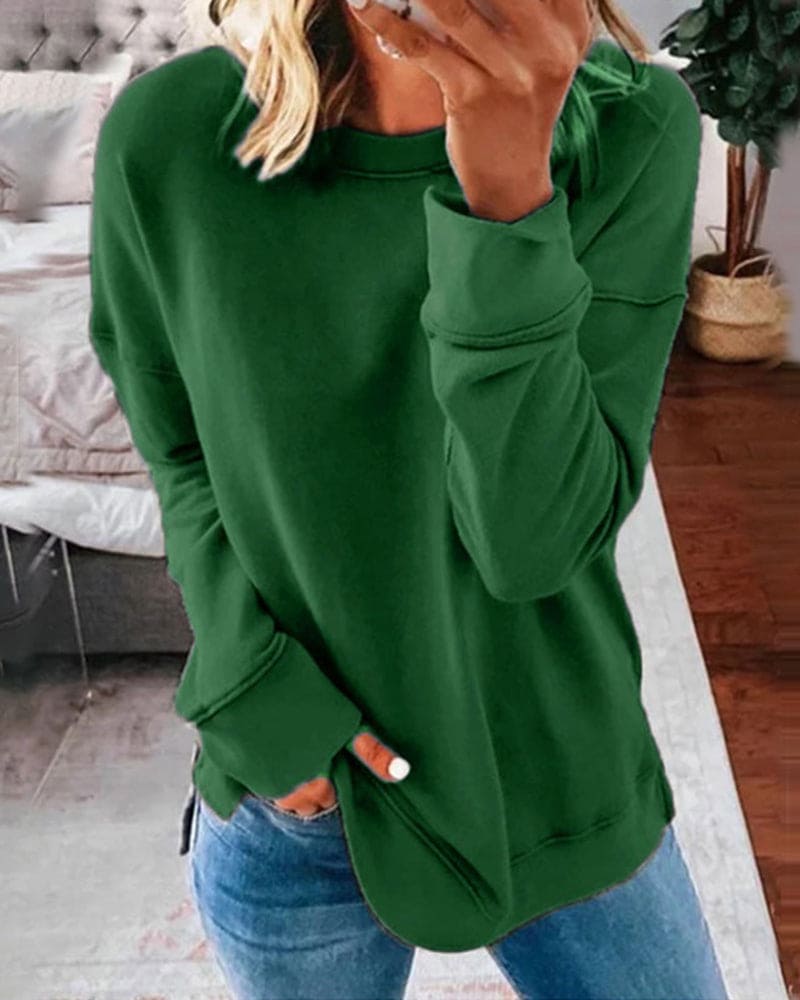 Plain Women's Sweatshirt - Serena