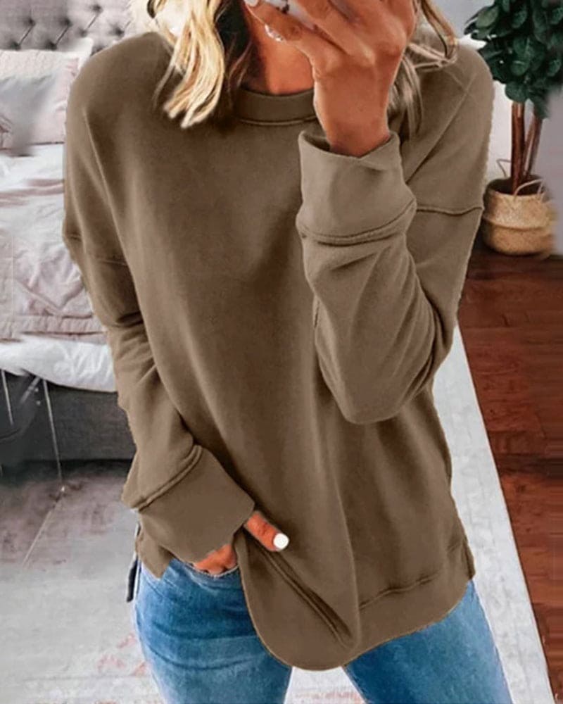 Plain Women's Sweatshirt - Serena