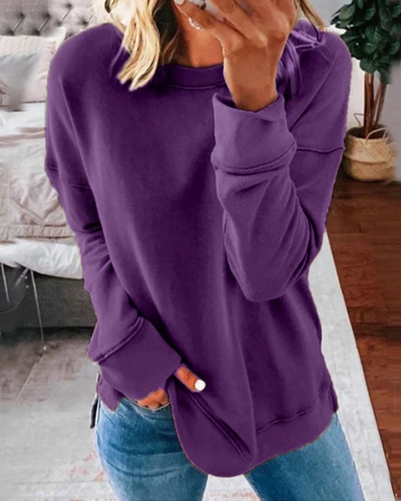 Plain Women's Sweatshirt - Serena