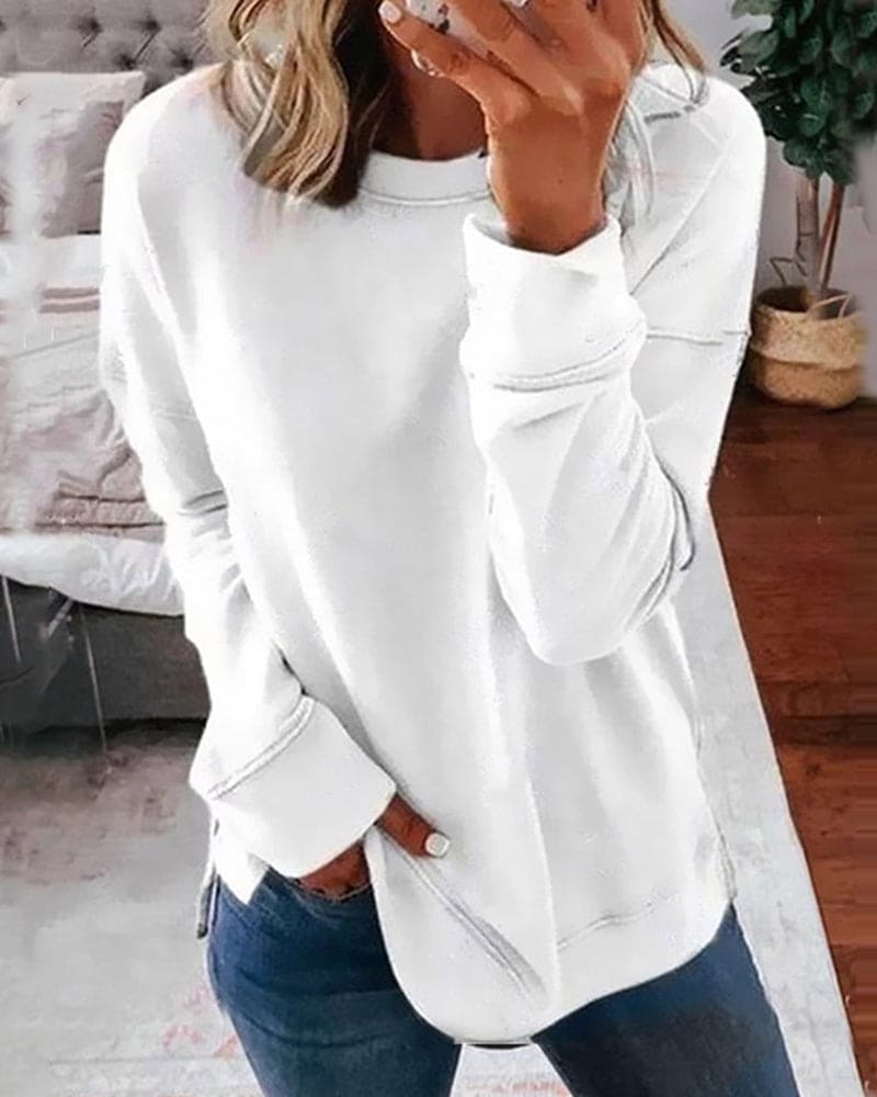 Plain Women's Sweatshirt - Serena