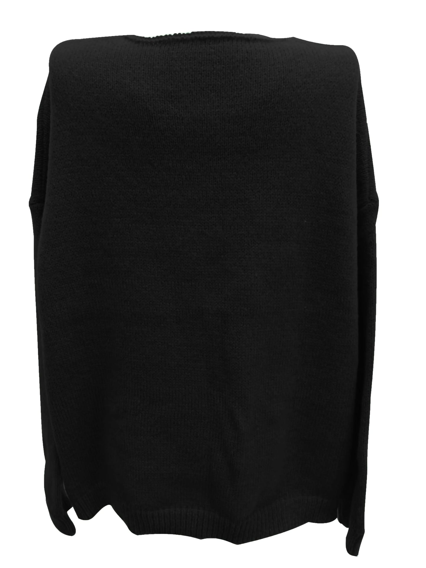 Plus Size Casual V-Neck Sweater for Curvy Women