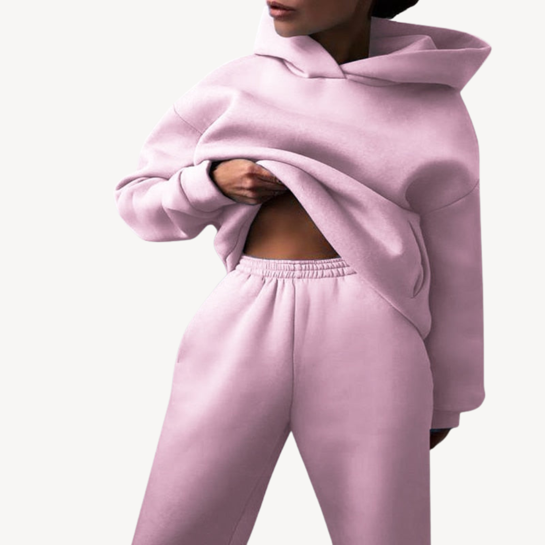 Oversized Hoodie and Jogger Set for Women