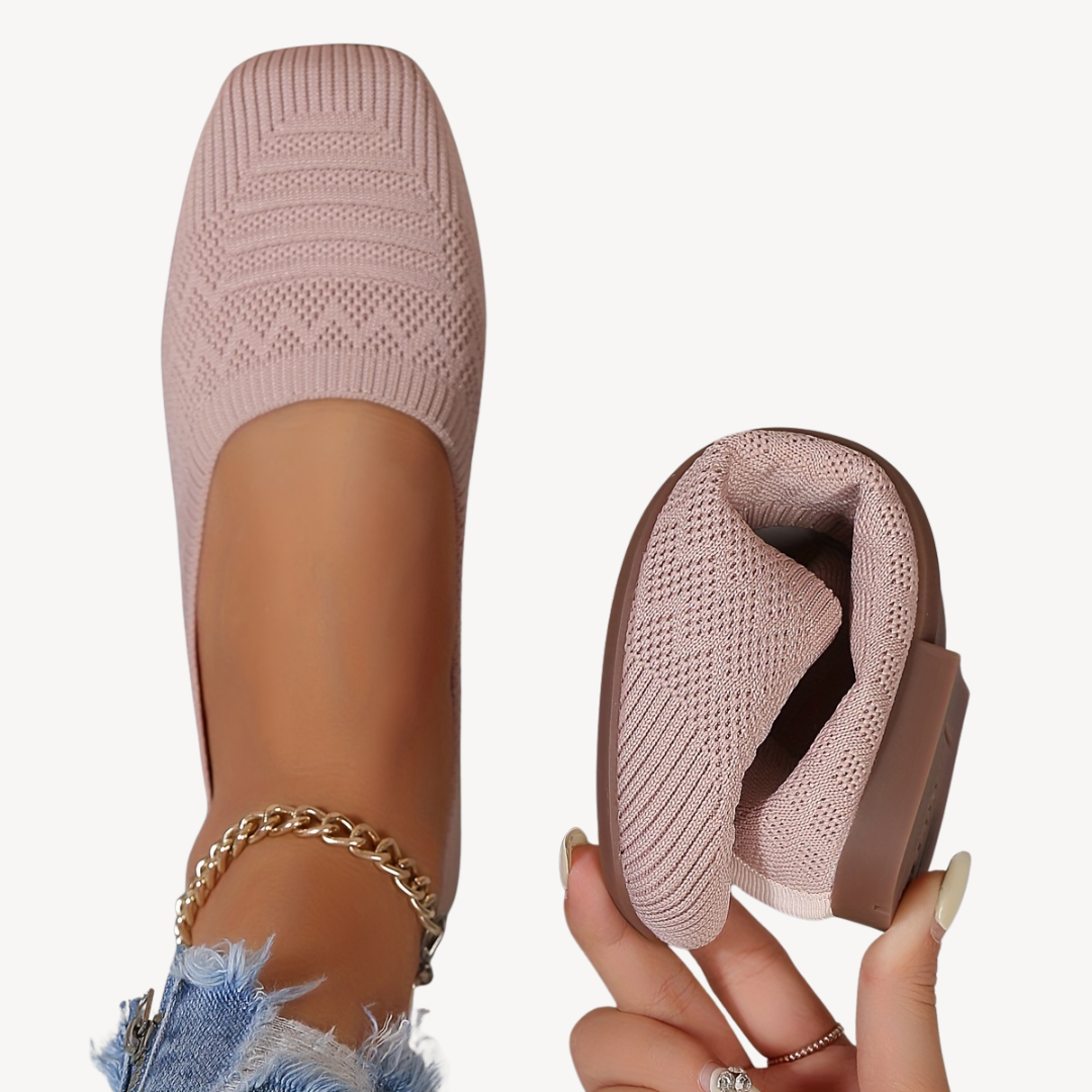 Women's Orthopedic Square Toe Flats