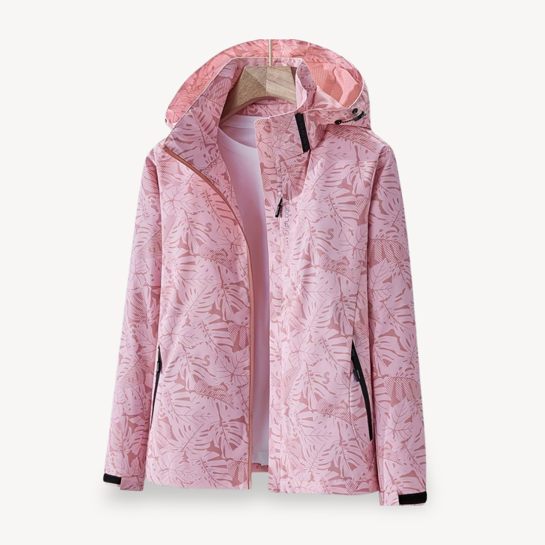Men's Floral Print Windbreaker Jacket