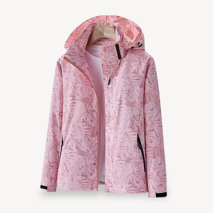 Men's Floral Print Windbreaker Jacket