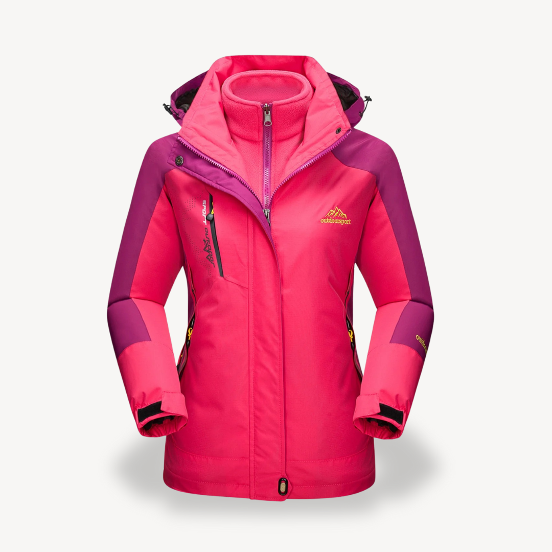 Women's 3-in-1 Waterproof Ski Jacket