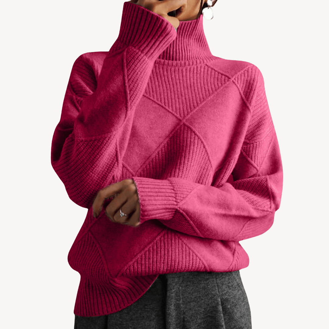 Women's Knit Turtleneck Sweater
