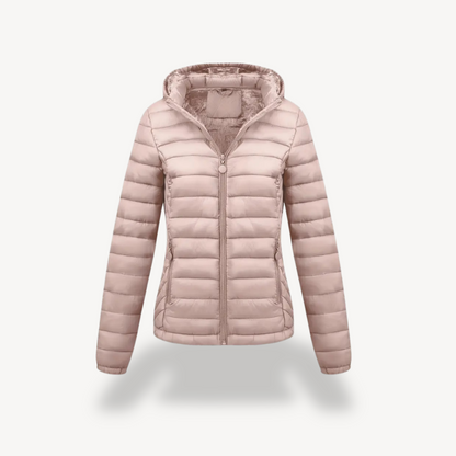 Women’s Quilted Puffer Jacket with Hood